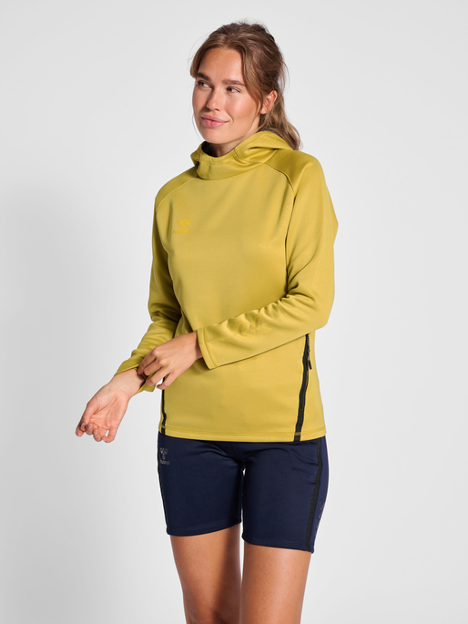 hummel CIMA XK HOODIE WOMAN ANTIQUE GOLD hummelsport
