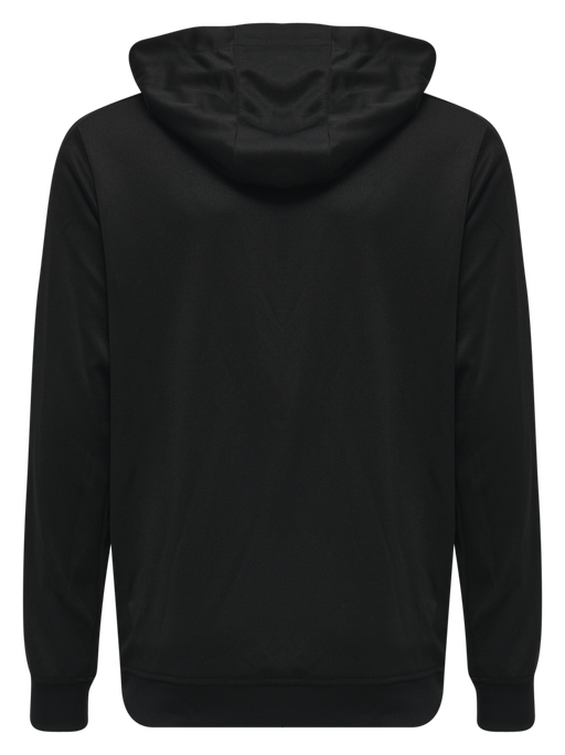 hmlPROMO KIDS POLY HOODIE, BLACK, packshot