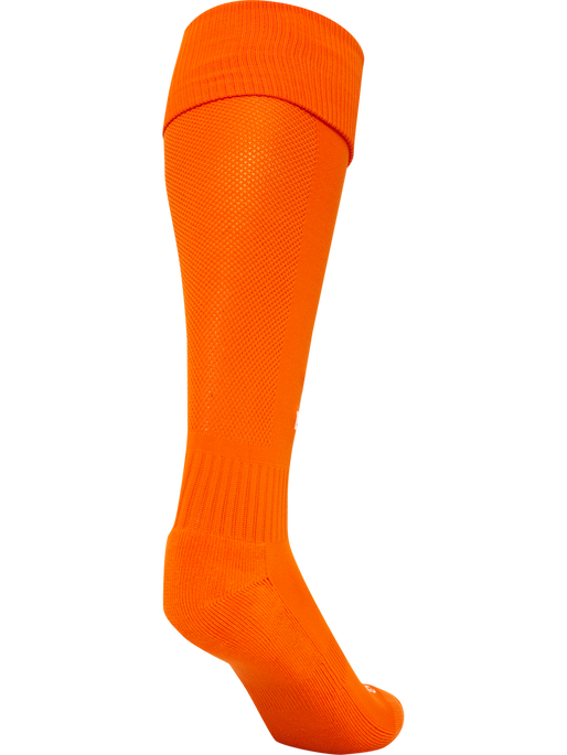 hmlESSENTIAL FOOTBALL SOCKS, ORANGE TIGER/WHITE, packshot