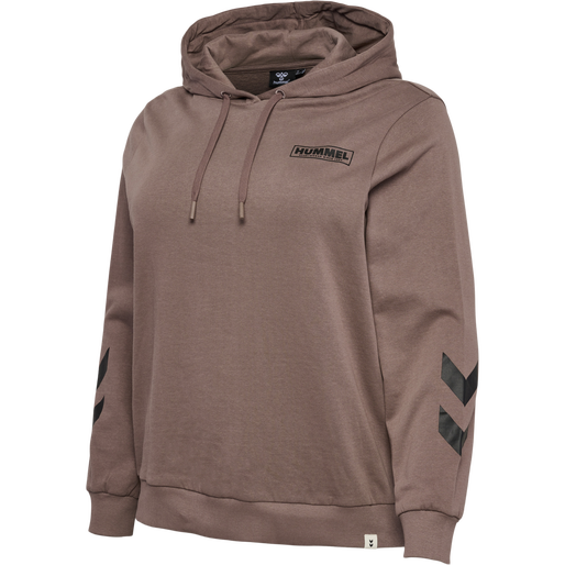 hmlLEGACY WO REGULAR HOODIE PLUS, IRON, packshot