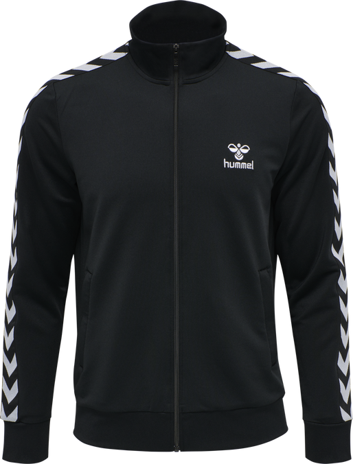 hmlNATHAN 2.0 ZIP JACKET, BLACK, packshot