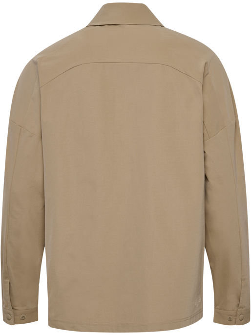 hmlSORONA LOOSE OVERSHIRT, CORNSTALK, packshot