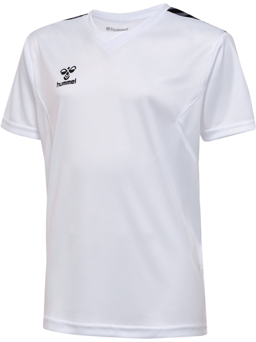 hmlAUTHENTIC PL JERSEY S/S KIDS, WHITE, packshot