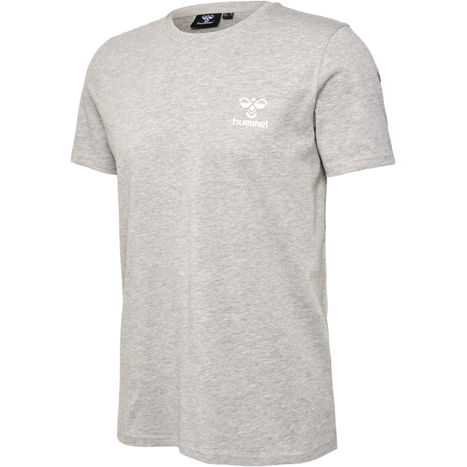 hmlICONS T-SHIRT, GREY MELANGE, packshot