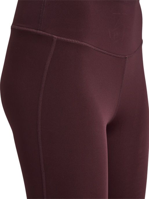 hmlPULSE HIGH WAIST TIGHTS, FUDGE, packshot
