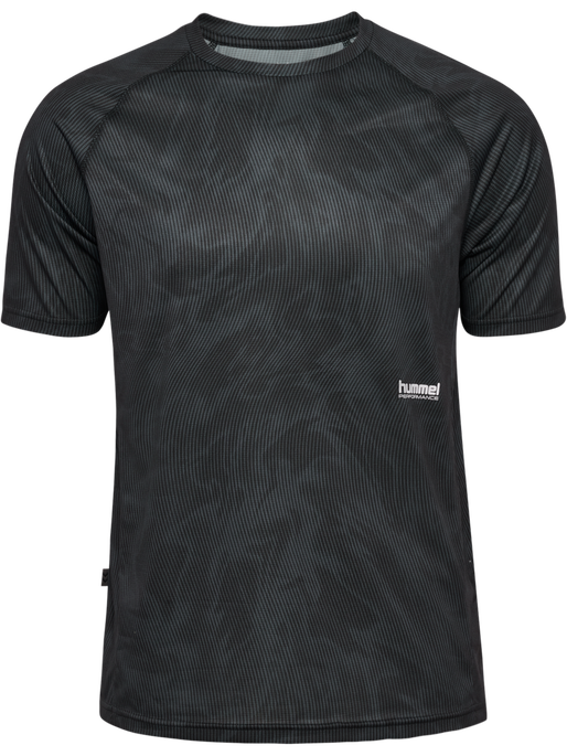 hmlPULSE AOP WORKOUT SHORTS SET, BLACK/EBONY, packshot
