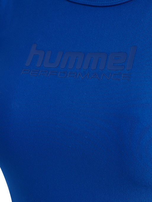 hmlFAST CROPPED TOP, OLYMPIAN BLUE, packshot