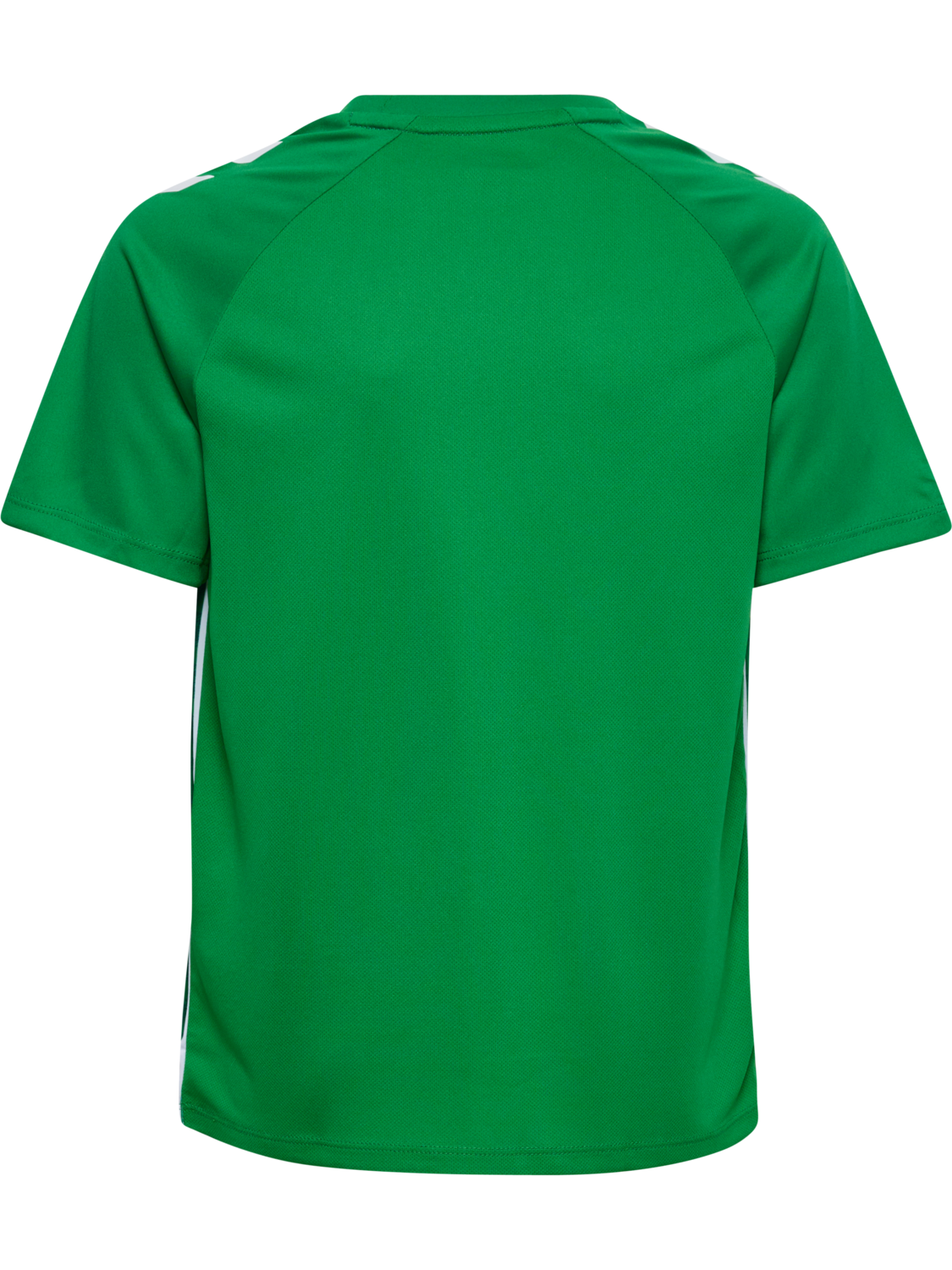 hmlMATCH STRIPED JERSEY S/S KIDS, JELLY BEAN/WHITE, packshot