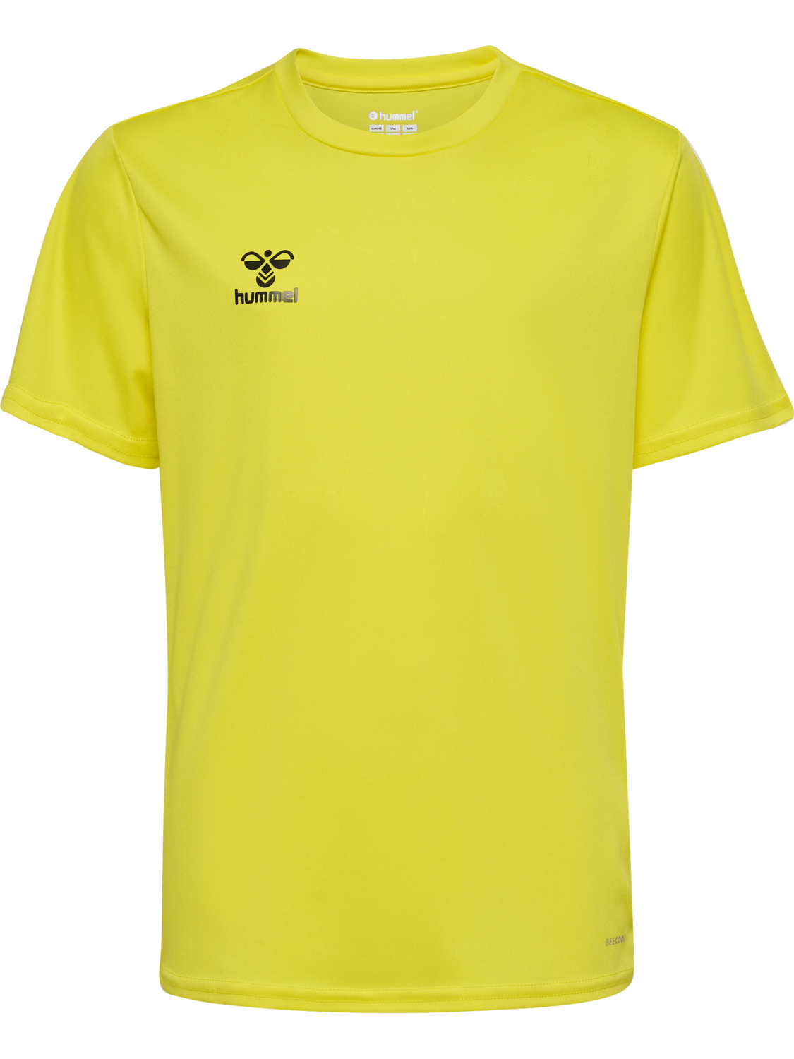hmlESSENTIAL JERSEY S/S KIDS, BLAZING YELLOW, packshot