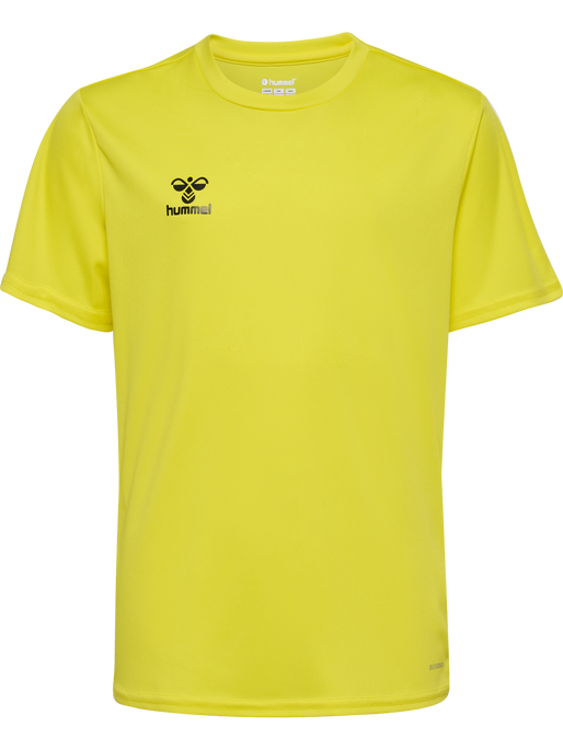 hmlESSENTIAL JERSEY S/S KIDS, BLAZING YELLOW, packshot
