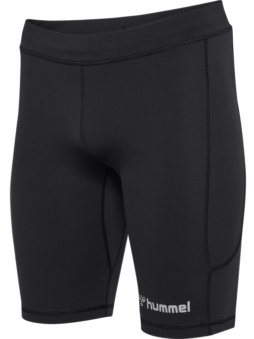 hmlRUN SHORT TIGHT, BLACK, packshot