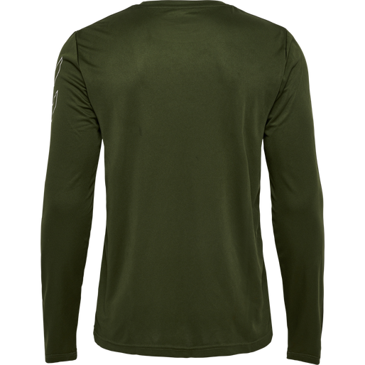 hmlTE TIHALT T-SHIRT L/S, FOREST NIGHT hmlTE TIHALT T-SHIRT L/S, FOREST NIGHT, packshot