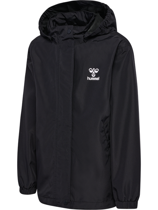hmlNESSIE RAINSUIT, BLACK hmlNESSIE RAINSUIT, BLACK, packshot