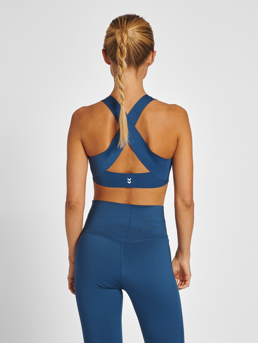 hmlMT GRACE SPORTS BRA, INSIGNIA BLUE, model