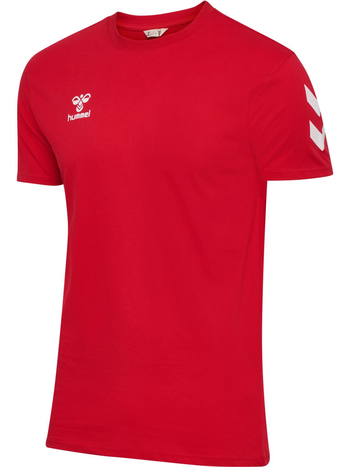 hmlGO 2.0 CHEVRON T-SHIRT S/S, TRUE RED, packshot