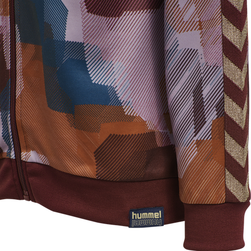 hmlBELISH ZIP JACKET, BOMBAY BROWN, packshot