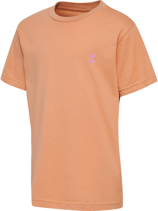 hmlJR PULSE T-SHIRT S/S, PEACH BLOOM hmlJR PULSE T-SHIRT S/S, PEACH BLOOM, packshot