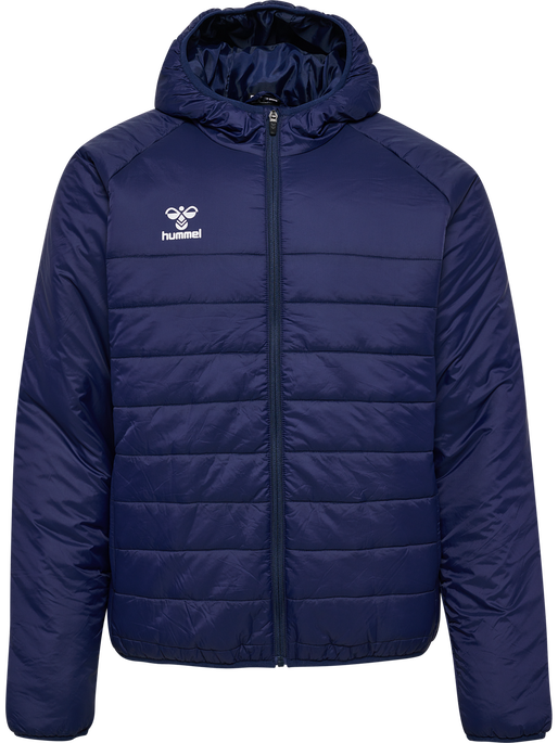 hmlGO QUILTED HOOD JACKET, MARINE, packshot