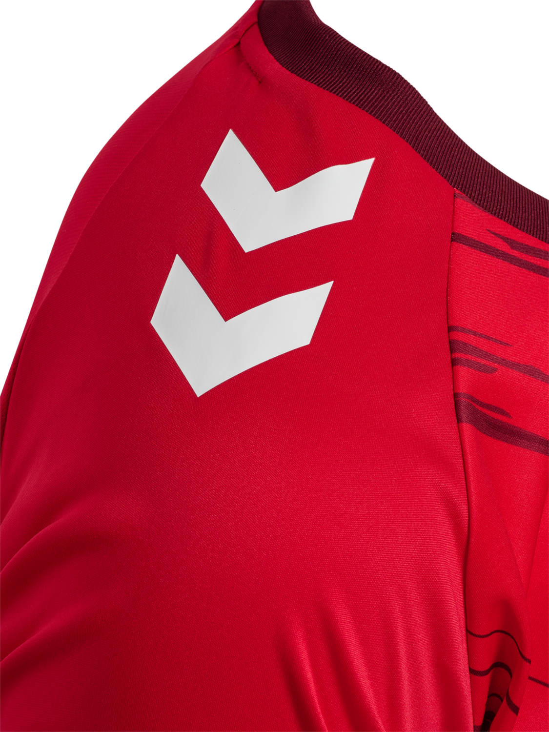 hmlMATCH TRIUMPH JERSEY S/S, TRUE RED/ZINFANDEL, packshot