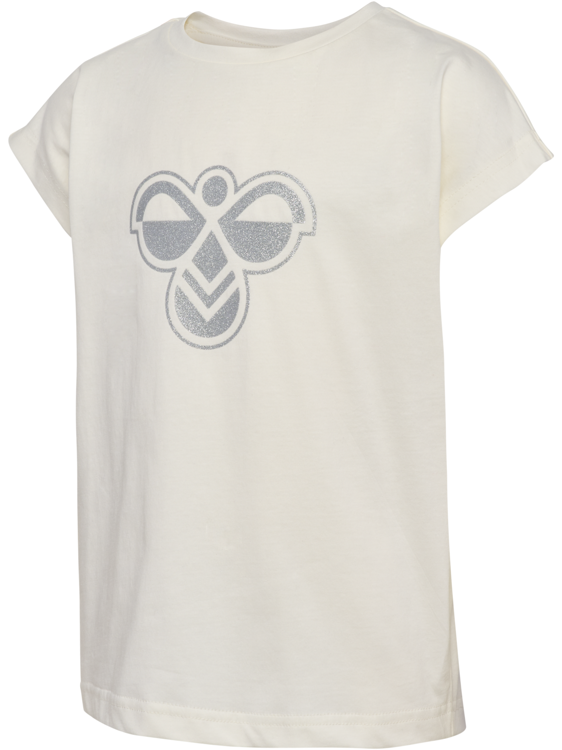 hmlJR REG T-SHIRT S/L BIG BEE, BLANC DE BLANC, packshot