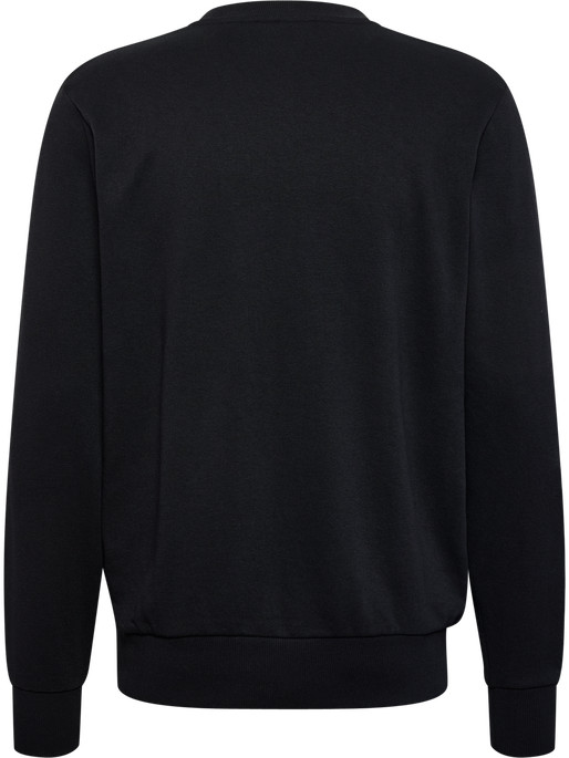 hmlPULSE SWEAT CREWNECK, BLACK, packshot