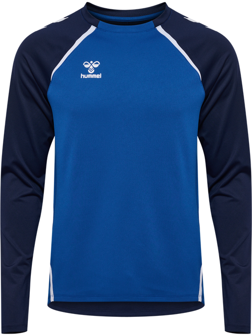 hmlLEAD 2.0 CREW SWEAT, TRUE BLUE/MARINE, packshot