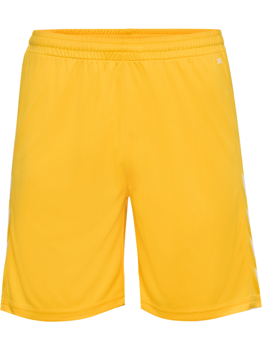 hmlCORE XK POLY SHORTS, SPORTS YELLOW, packshot