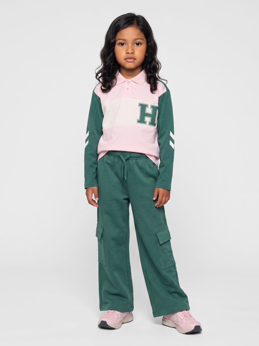 hmlROBIN JERSEY POLO L/S, BALLERINA, model