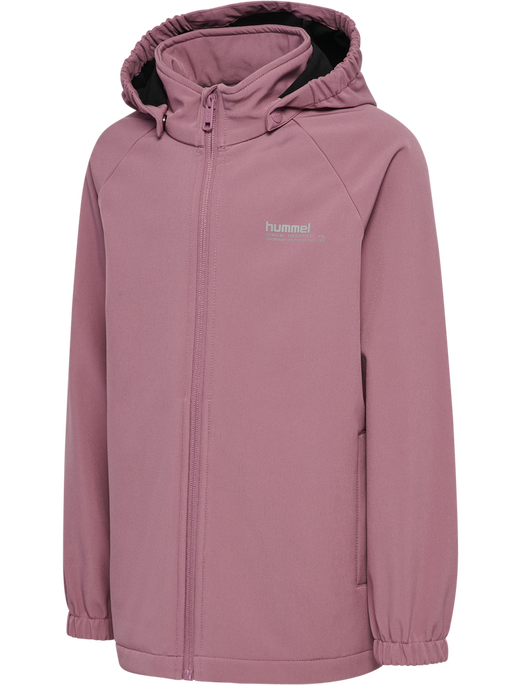 hmlJR LOOSE SOFTSHELL JACKET, WISTFUL MAUVE hmlJR LOOSE SOFTSHELL JACKET, WISTFUL MAUVE, packshot