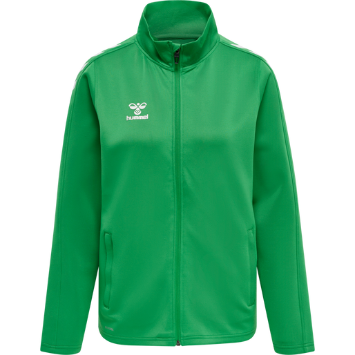 hmlCORE XK POLY ZIP SWEAT WOMAN, JELLY BEAN, packshot