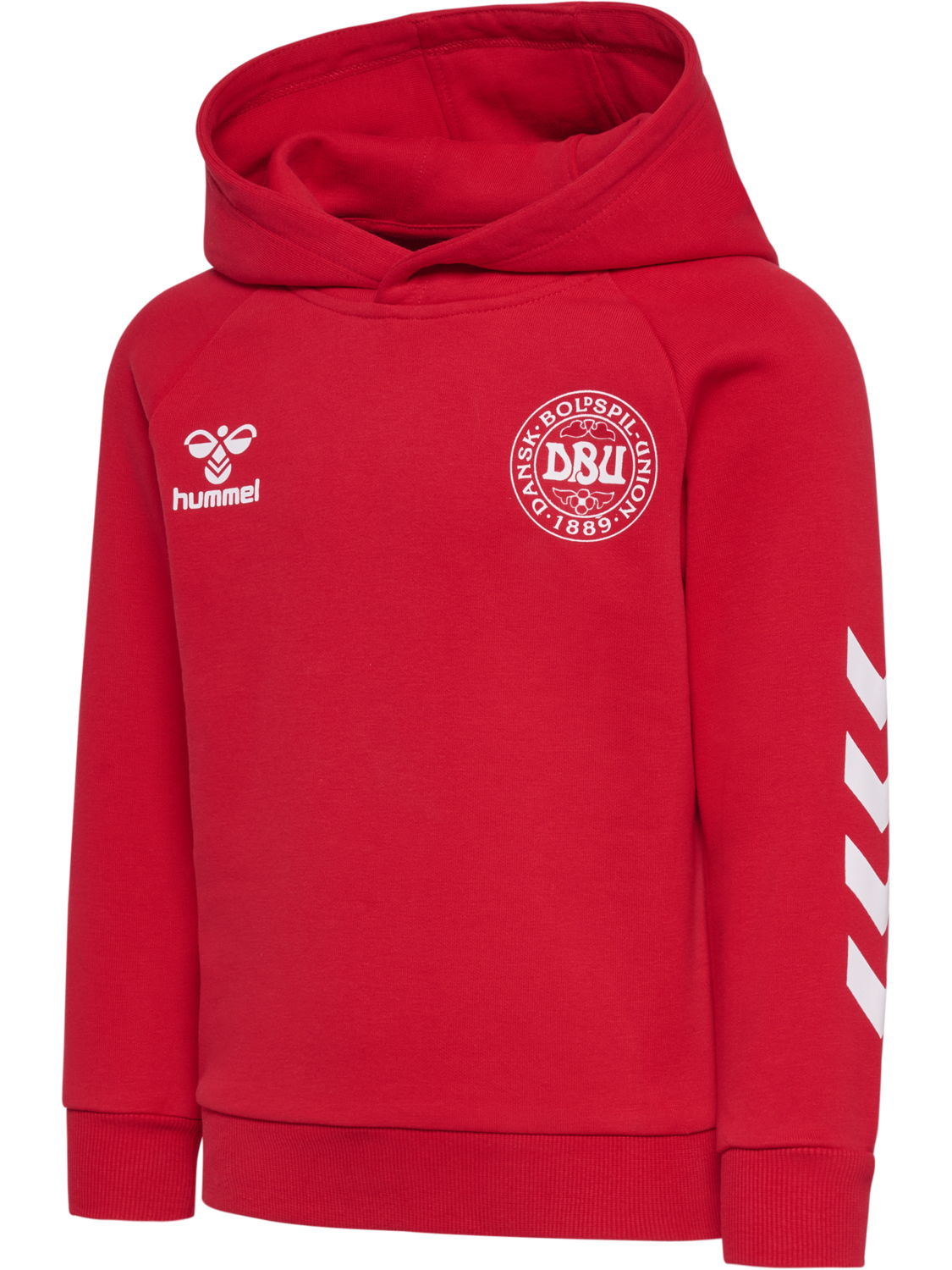 hmlJR REG DBU HOODIE, TANGO RED, packshot