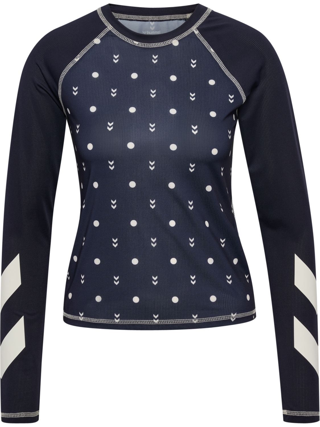 hmlI-D MESH T-SHIRT L/S, NIGHT SKY, packshot