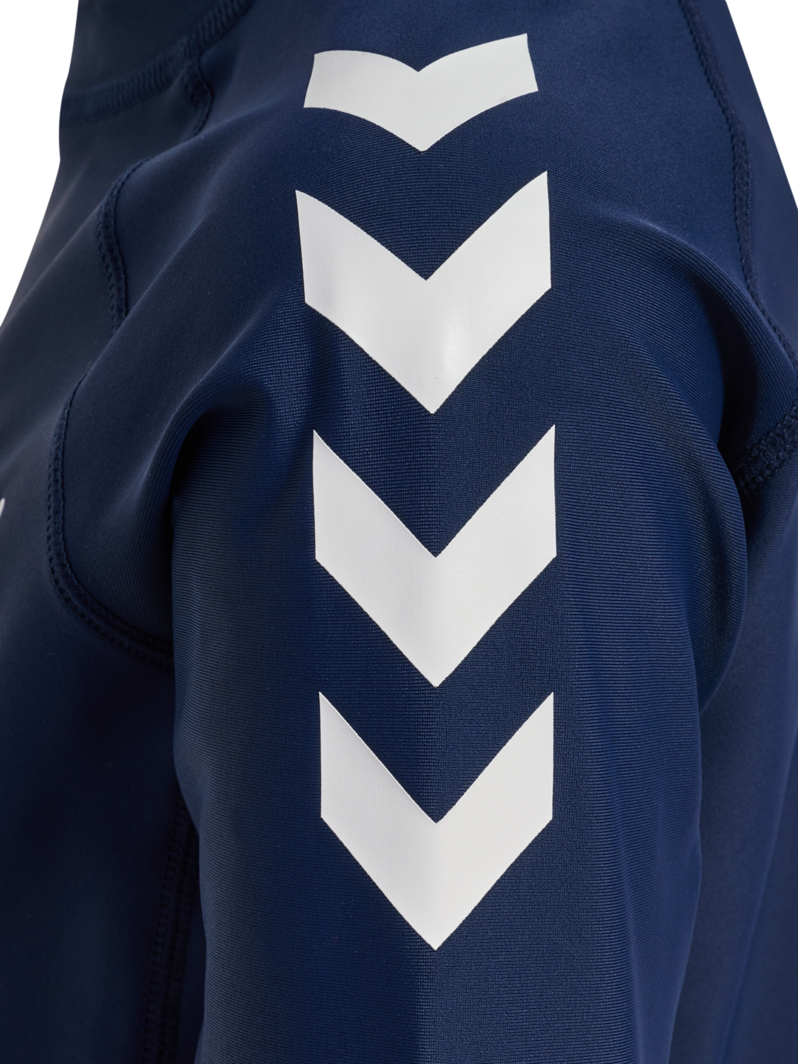 hmlJR SWIM T-SHIRT L/S, DRESS BLUES, packshot