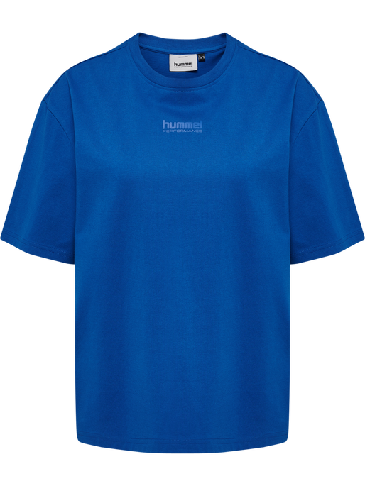 hmlFAST LOOSE T-SHIRT S/S, OLYMPIAN BLUE, packshot