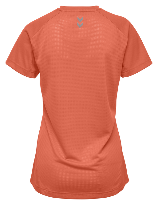 RUNNER WOMEN SS TEE, NASTURTIUM, packshot