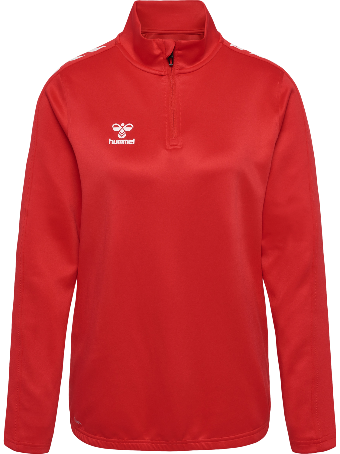 hmlCORE XK HALF ZIP SWEAT WOMAN, TRUE RED, packshot