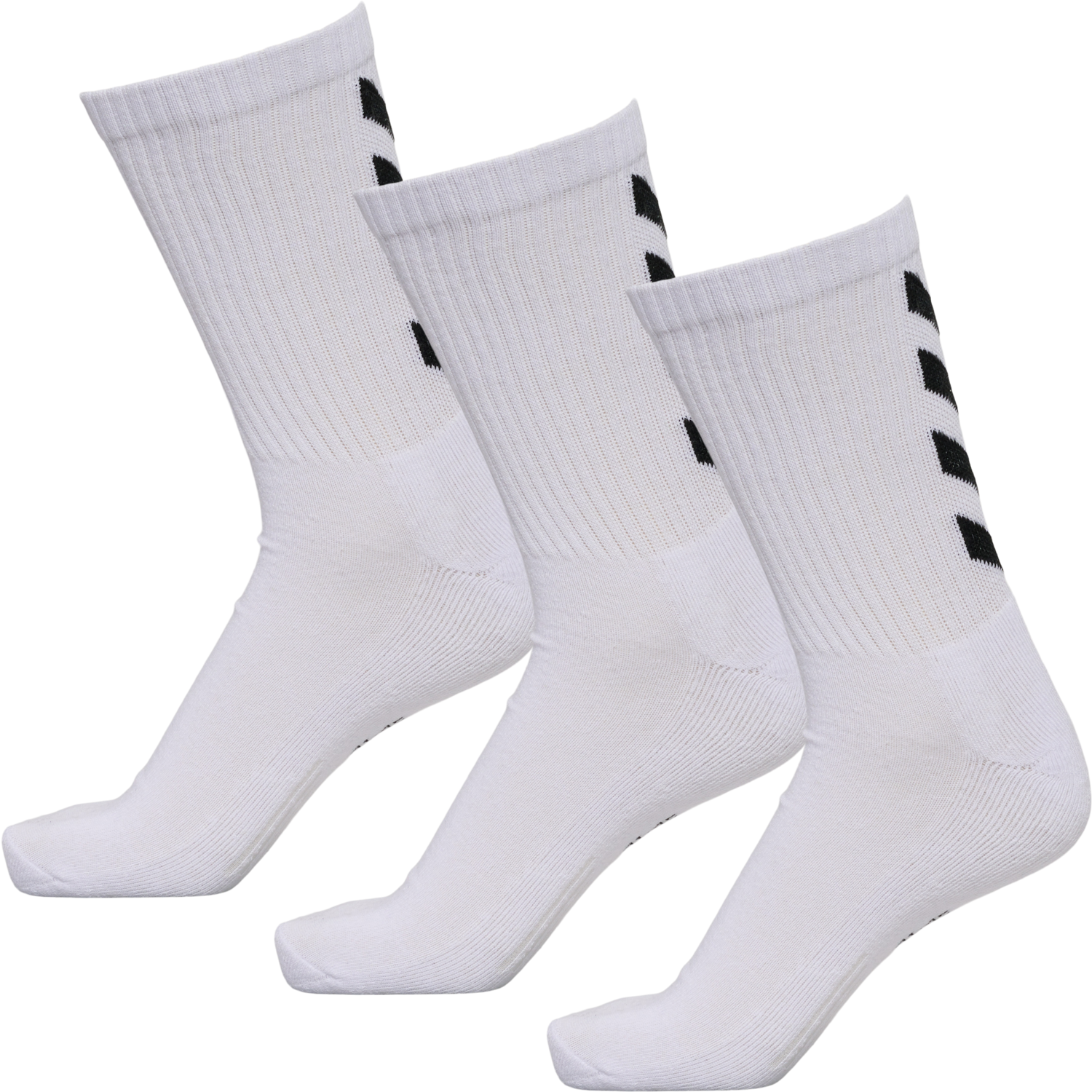 Hummel Basic Socken Sportsocken 3er Pack weiß-schwarz NEU 15795 