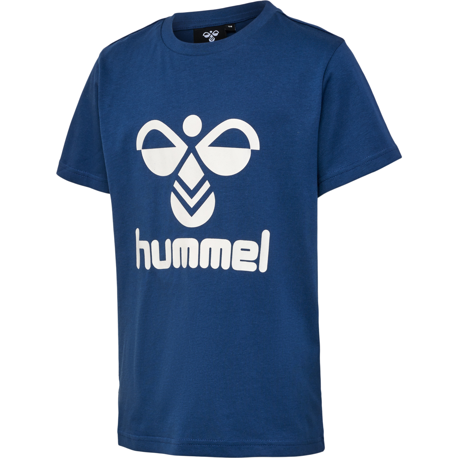 hmlTRES T-SHIRT S/S, DARK DENIM, packshot