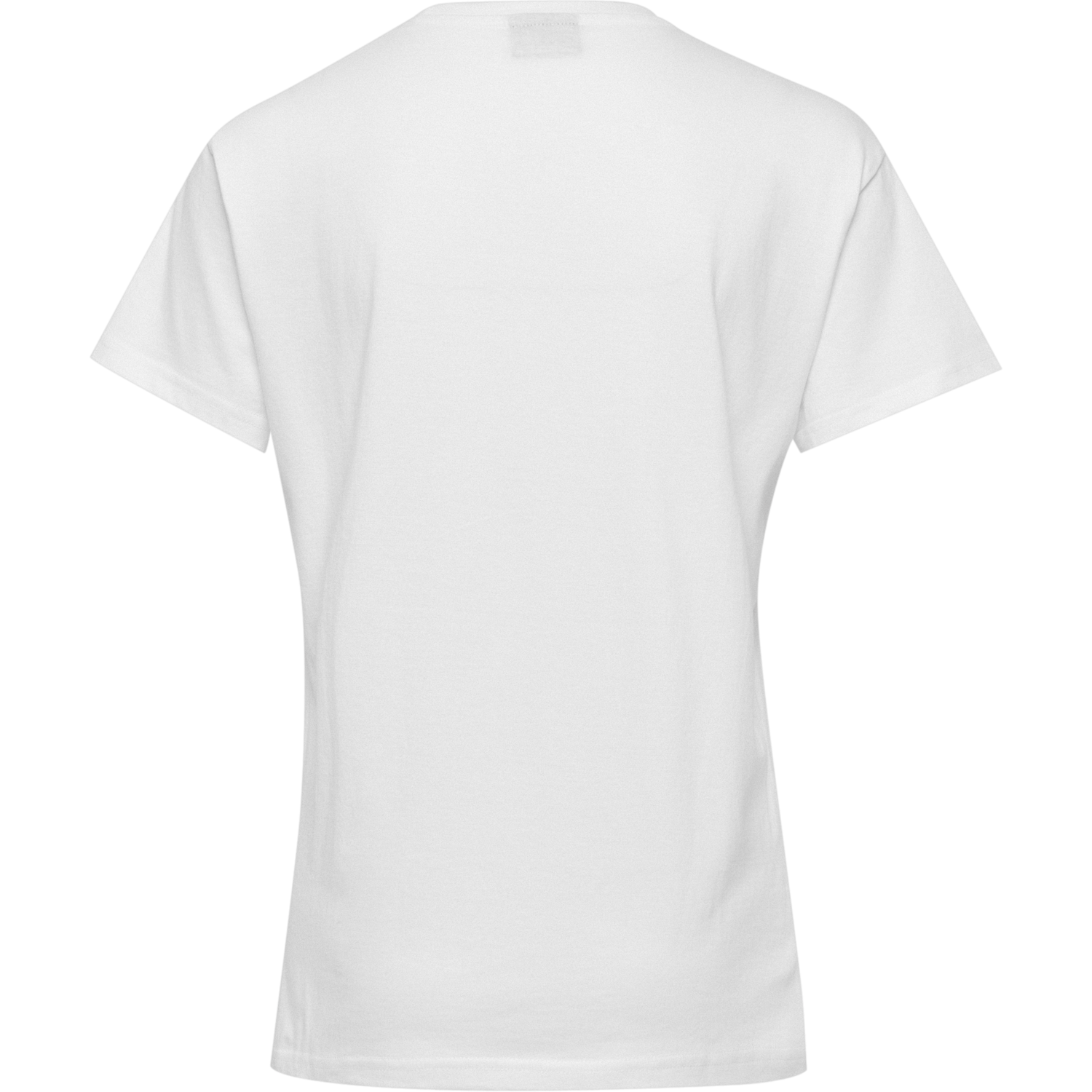 HUMMEL GO COTTON LOGO T-SHIRT WOMAN S/S, WHITE, packshot