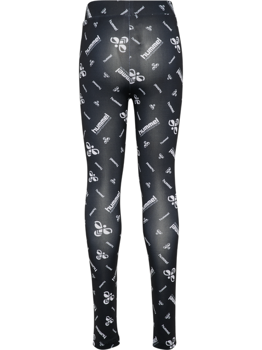 hmlJR GYM TIGHTS, BLACK/WHITE, packshot