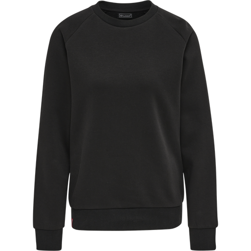 hmlRED CLASSIC SWEATSHIRT WOMAN, BLACK, packshot