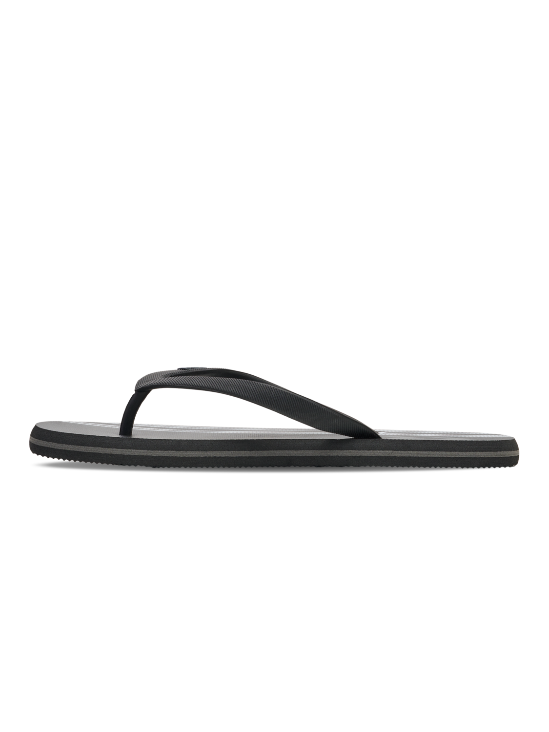 MULTI STRIPE FLIP FLOP, BLACK, packshot