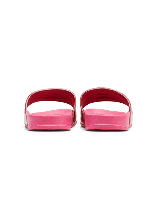 POOL SLIDE GLITTER JR, RASPBERRY, packshot