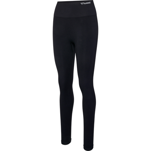 hmlMT REST SEAMLESS HW RIB TIGHTS, BLACK, packshot