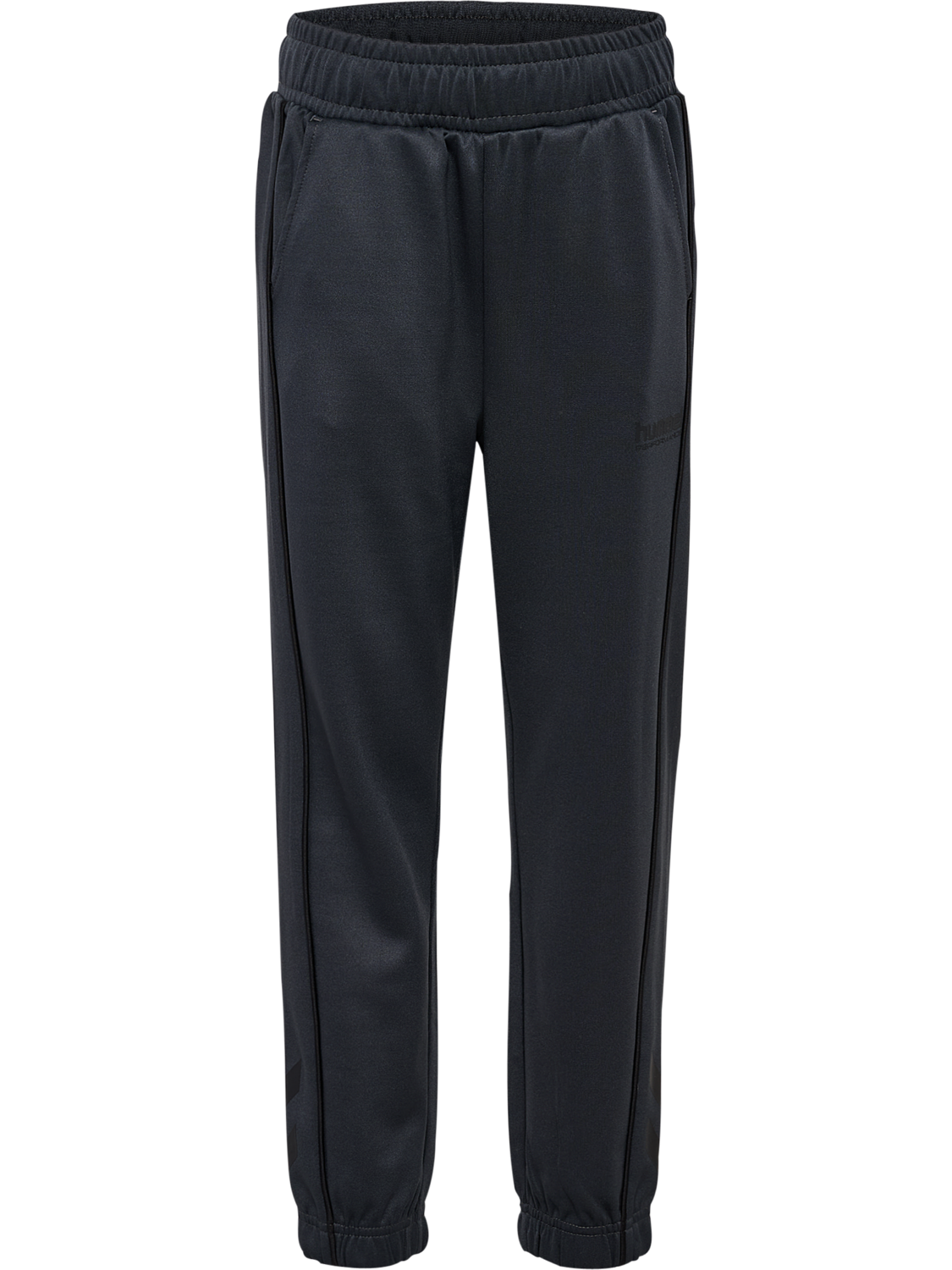 hmlJR INTERLOCK ADJUST PANTS, EBONY, packshot