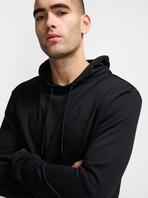 hmlACTIVE CO HOODIE, BLACK, model