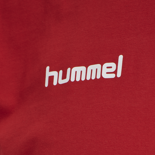 HUMMEL GO COTTON T-SHIRT S/S, TRUE RED, packshot