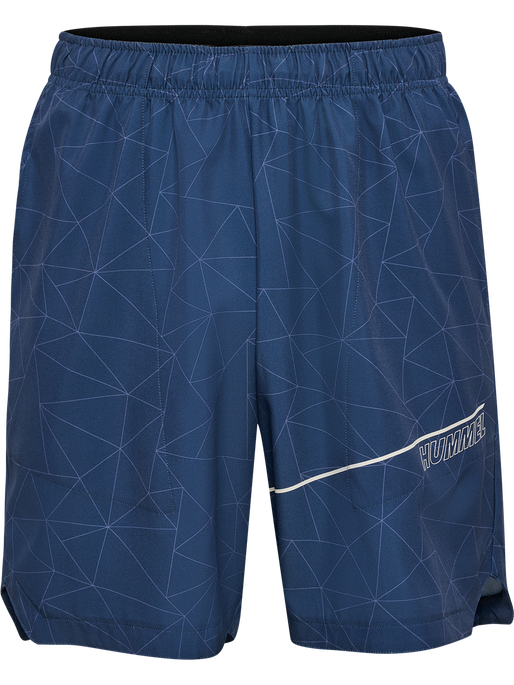 hmlCOURT AOP POCKET SHORTS, INSIGNIA BLUE hmlCOURT AOP POCKET SHORTS, INSIGNIA BLUE, packshot