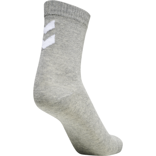 hmlMAKE MY DAY SOCK 5-PACK, GREY MELANGE hmlMAKE MY DAY SOCK 5-PACK, GREY MELANGE, packshot
