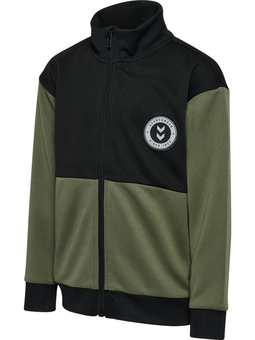 hmlODIN ZIP JACKET, DUSTY OLIVE, packshot